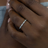 WB054M - MOISSANITE BAND
