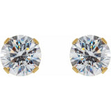 E126 ~ Moissanite Earrings