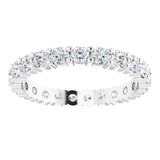 EBM010 ~ MOISSANITE ~ ROUND ETERNITY BAND
