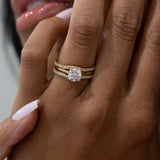 WBM0146 ~ MOISSANITE RING GUARD