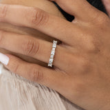 WB0180M ~ MOISSANITE BAND