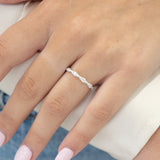WB0210M~ MOISSANITE BAND