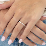 WB0210M~ MOISSANITE BAND