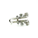 WB0187M ~ MOISSANITE RING GUARD WEDDING BAND