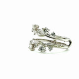 WB0187M ~ MOISSANITE RING GUARD WEDDING BAND