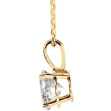 N208 ~ Moissanite Necklace
