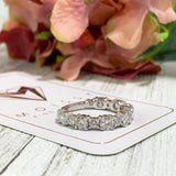 WBM078~Lrg  ~ 2.17ctw MOISSANITE ANNIVERSARY BAND