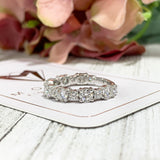 WBM078~Lrg  ~ 2.17ctw MOISSANITE ANNIVERSARY BAND