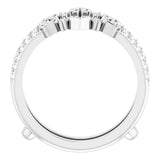 WB0185M ~ MOISSANITE RING GUARD