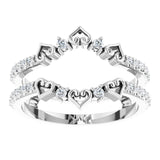 WB0185M ~ MOISSANITE RING GUARD