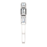 WBM0057 ~ MOISSANITE BAND