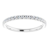 WB077 ~ DIAMOND WEDDING BAND