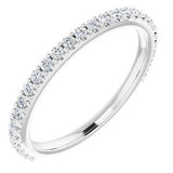 WBM0168 ~ MOISSANITE WEDDING BAND