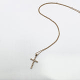 N223 ~ 0.12ctw Cross Moissanite Pendant