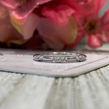 WB0197M ~ MOISSANITE WEDDING BAND