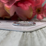 WB0197M ~ MOISSANITE WEDDING BAND