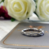 WB073M ~ MOISSANITE  BAND