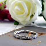 WB073M ~ MOISSANITE  BAND