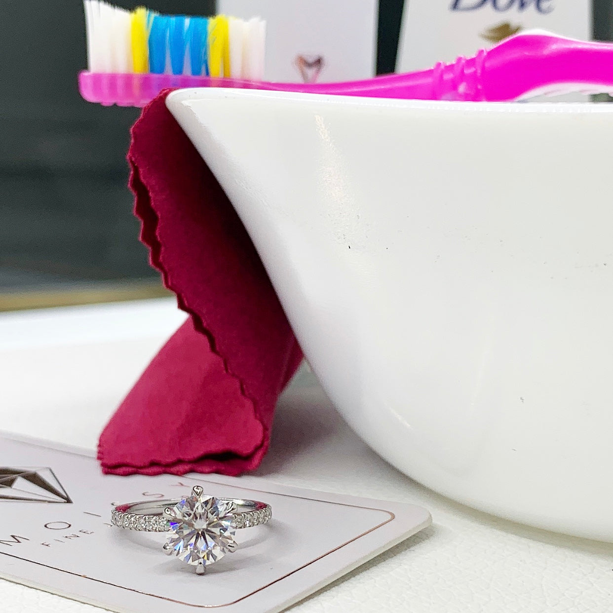How Will My Moissanite Hold Up To Frequent Hand-washing And Sanitizing