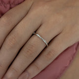 WB0197M ~ MOISSANITE WEDDING BAND