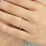 WBM0110 ~ MOISSANITE  BAND