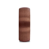 JAVA Domed with Brushed Finish Espresso Tungsten Band