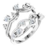 WB0187M ~ MOISSANITE RING GUARD