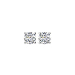 Earrings ~ 2.0Ct Moissanite 4 Prong Earrings - Earrings