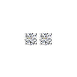 Earrings ~ 2.0Ct Moissanite 4 Prong Earrings - Earrings