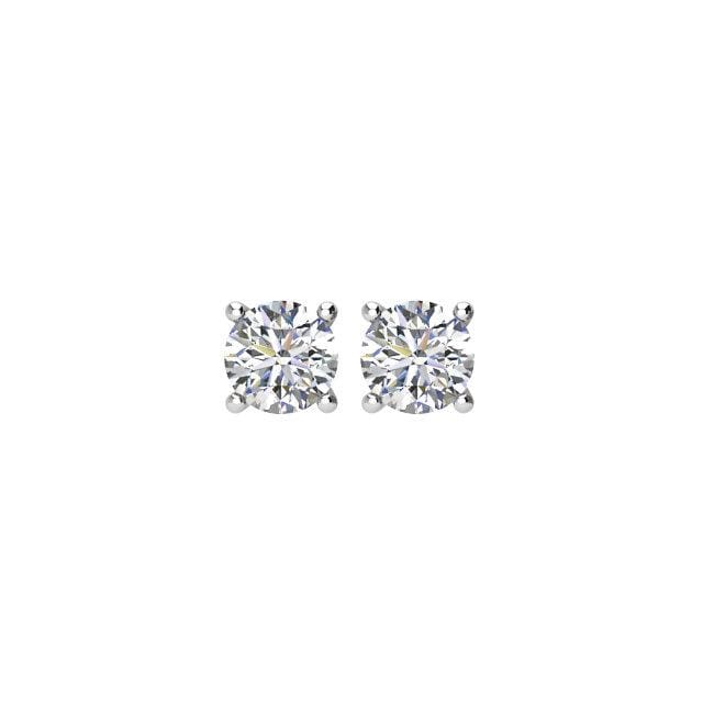 Earrings ~ 2.0Ct Moissanite 4 Prong Earrings - Earrings