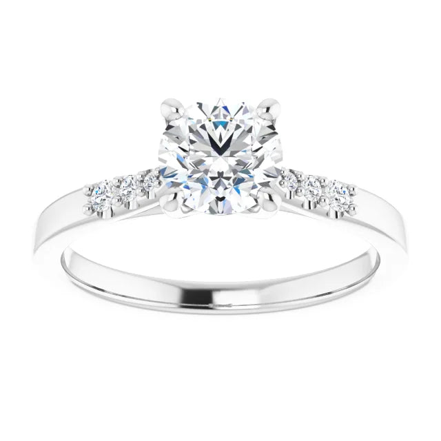 Buy Handmade Art Deco Hand Engraved Platinum Three Stone Princess Cut Diamond  Engagement Ring Princess Cut Trillion Diamond Wedding Ring Online in India  - Etsy