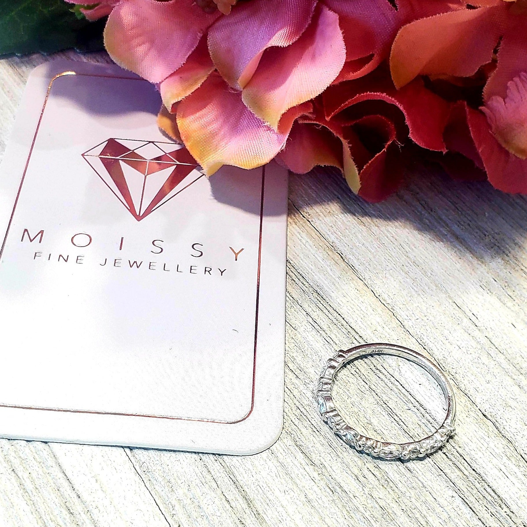 Moissy Fine Jewellery - WBM0146 ~ Moissanite Ring Guard