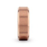 GLORY Rose Gold Plated Brushed Finish Center Titanium