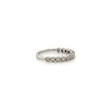 WBM075 ~ MOISSANITE ~ 0.26CT MILGRAIN  WEDDING BAND