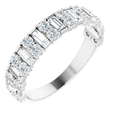 WB0182M ~ MOISSANITE BAND