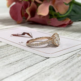 Dakota ~ 14K Rose Gold ~ 8.5mm (2.5ct) Round