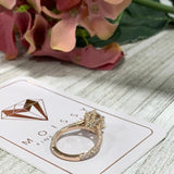 Dakota ~ 14K Rose Gold ~ 8.5mm (2.5ct) Round