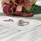 Dakota ~ 14K Rose Gold ~ 8.5mm (2.5ct) Round