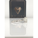 Ava ~ 18Kw 8X9Mm Elongated Cushion Moissanite Solitaire - Ring