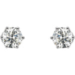 Earrings ~ 2.0Ct Moissanite Crown Earrings - Earrings