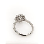 Eternal Collection - Halle ~ 18K 6.5Mm~ Round Moissanite Diamond Halo And Band - Ring