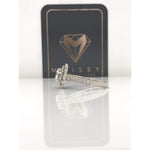 Eternal Collection - Halle ~ 18K 6.5Mm~ Round Moissanite Diamond Halo And Band - Ring
