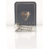 Faye ~ 14K 8.5Mm Round Moissanite Moissanite Band - Ring