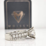 Faye ~ 14K 8.5Mm Round Moissanite Moissanite Band - Ring