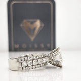 Faye ~ 14K 8.5Mm Round Moissanite Moissanite Band - Ring