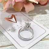 Rhonda ~ 14K White Gold  ~ 8.0mm (2.7ct) Asscher