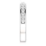 Wbm0084 ~ 14Kw ~ 0.48Ct Channel Set Band - Bands