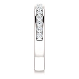 Wbm0084 ~ 14Kw ~ 0.48Ct Channel Set Band - Bands