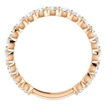 Wbm0086 ~ 14Kr - 1.17Ctw Single Prong Set Band - Bands